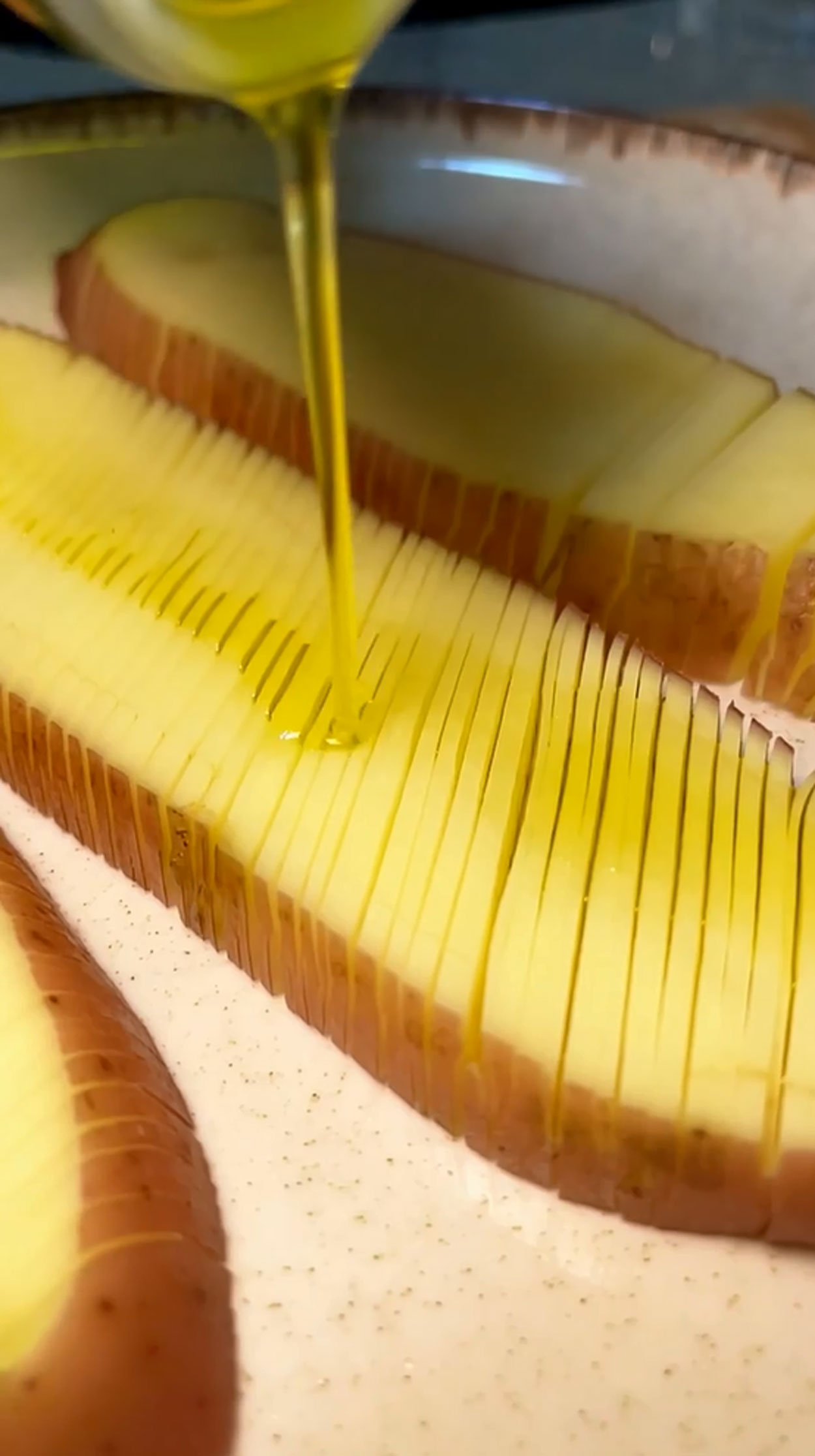 receita simples de batata sanfonada